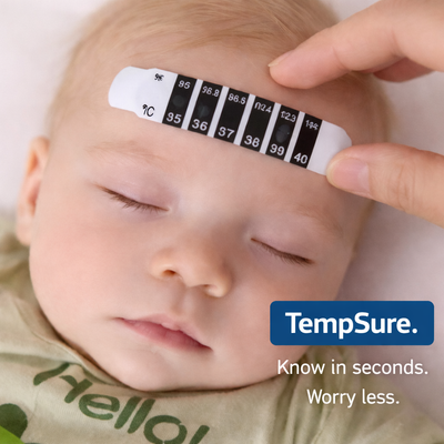 TempSure Thermostat Sticker Technology for Kids (1x Order = 10 Pack)