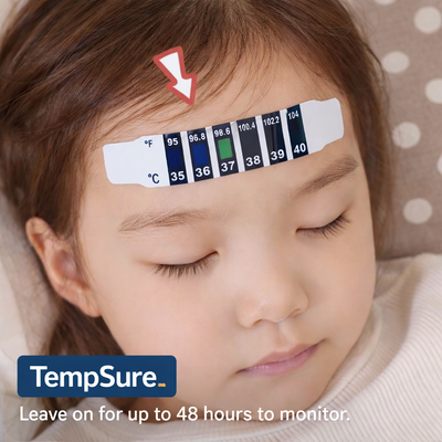 TempSure Thermostat Sticker Technology for Kids (1x Order = 10 Pack)