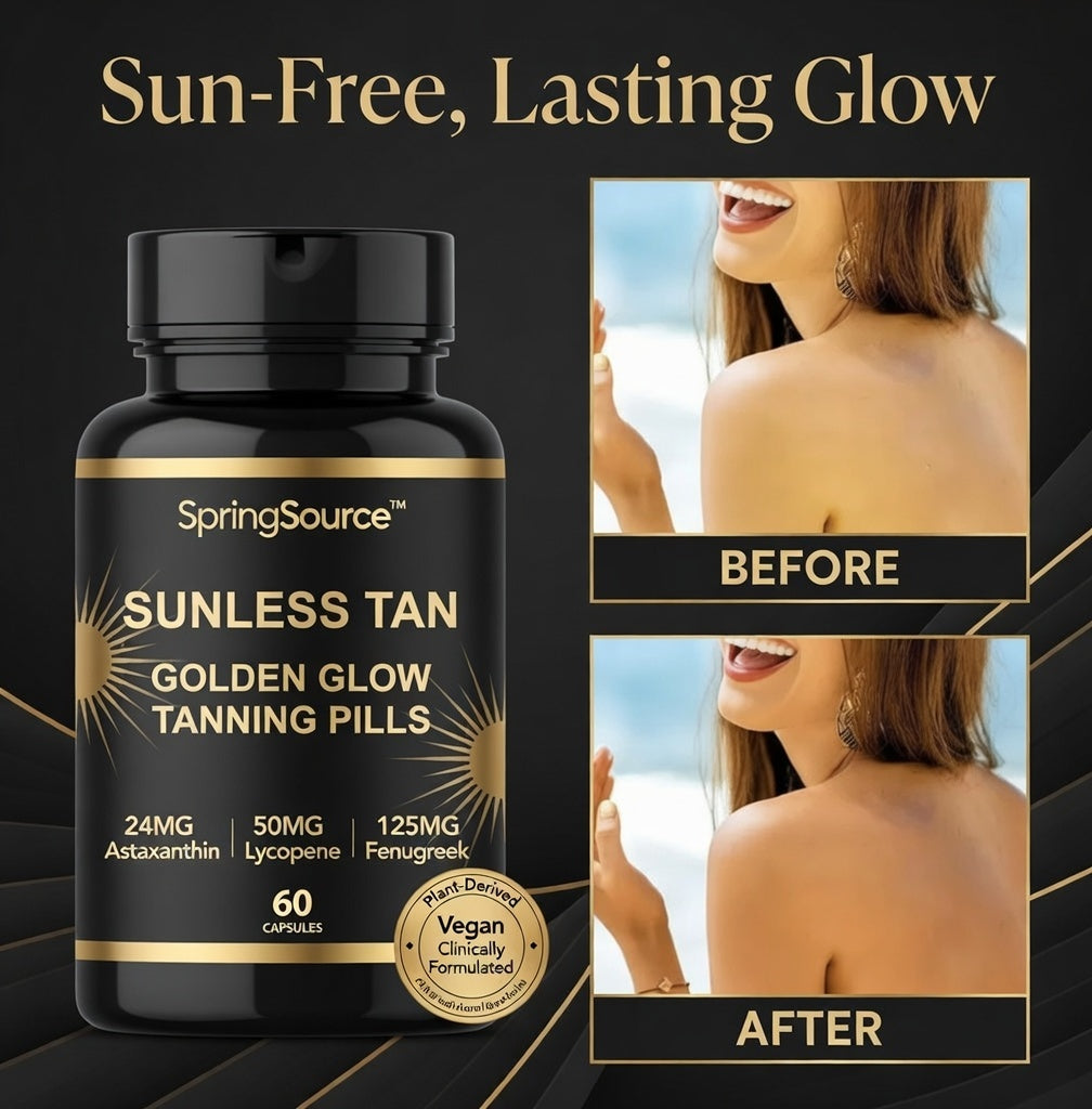 All Natural, Solar-Glow Tanning: The Tan That Never Misses a Spot 💊